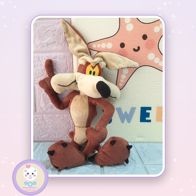 عروسک وایل ای کایوت اورجینال | Looney Tunes Wile E. Coyote Plush